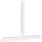 Ekena Millwork Portland Architectural Grade PVC Gable Bracket, 108"W x 72"H x 4"D x 6"F, 16/12 Pitch GBP108X72X0406POR00 - alternate 1